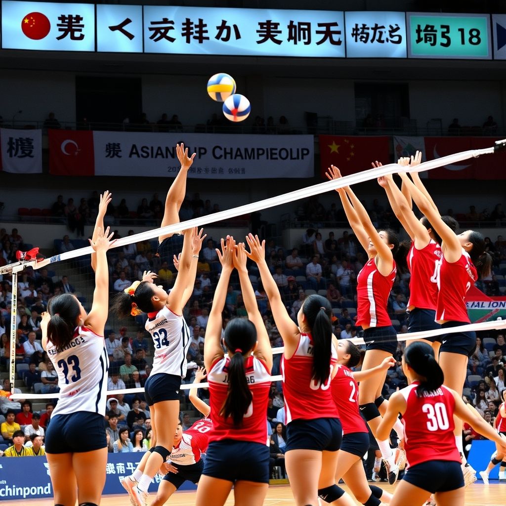 半岛体育平台-日本女排击败中国女排夺得亚洲杯冠军，实力之争再创巅峰